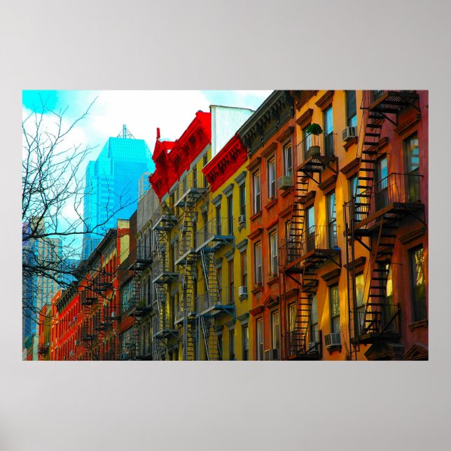 Poster "Hells Kitchen Street" par Urban Gorilla ArtWorks (Devant)
