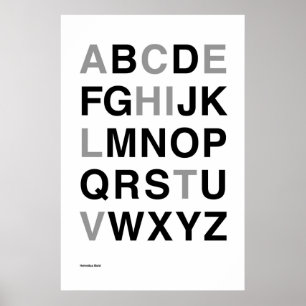 Poster Helvetica Bold