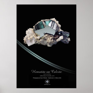 POSTER HEMATITE CALCITE