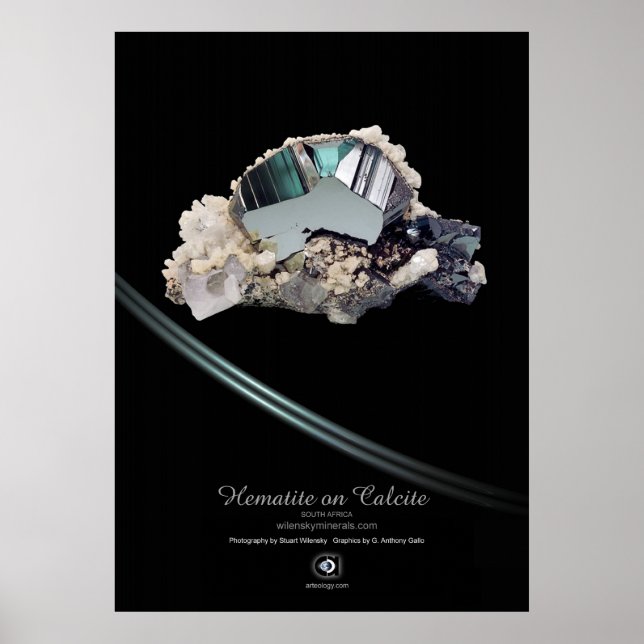 POSTER HÉMATITE CALCITE (Devant)