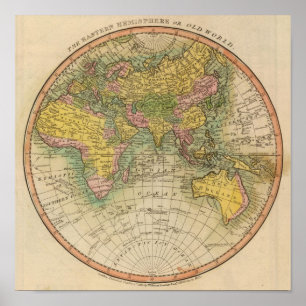 Poster Hémisphère Est