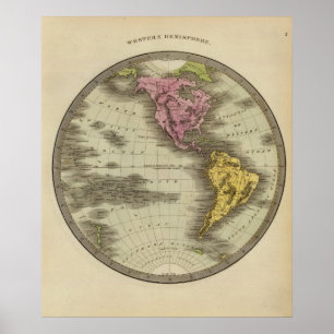 Poster Hémisphère occidental 3