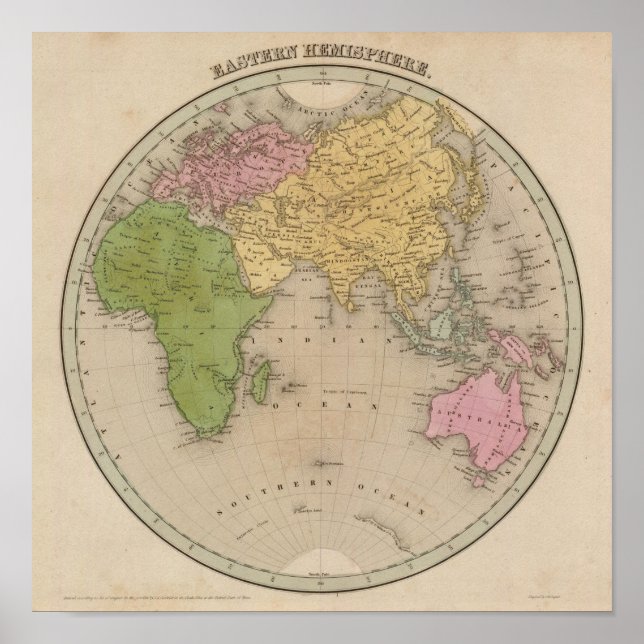 Poster Hémisphère oriental 7 (Devant)