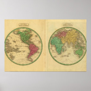 Poster Hémisphère W, hémisphère E