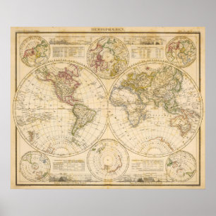 Poster Hémisphères