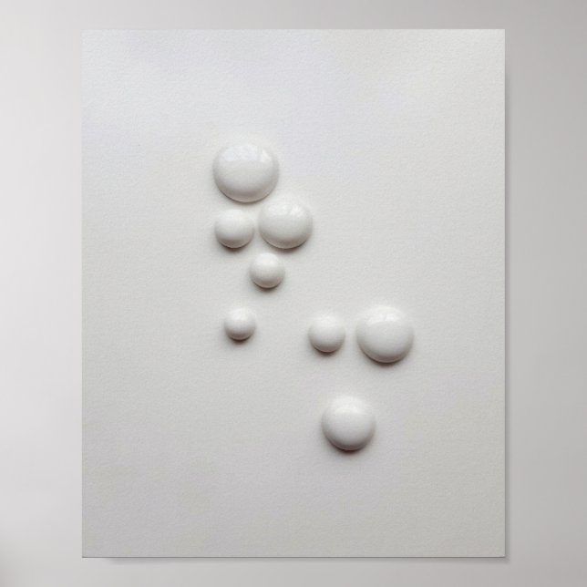 Poster Hémisphères de porcelaine 2 (Devant)