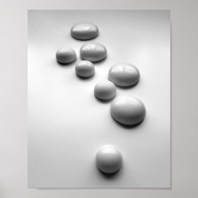 Poster Hémisphères de porcelaine 3 (Devant)
