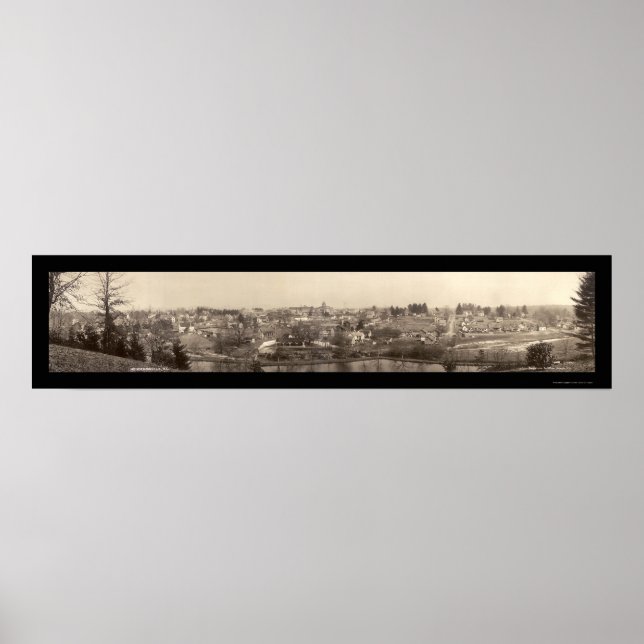 Poster Hendersonville, NC Photo 1911 (Devant)