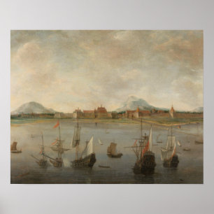Poster Hendrick Dubbels - Vue de Batavia
