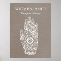 Henné naturel guérisseur main Lotus