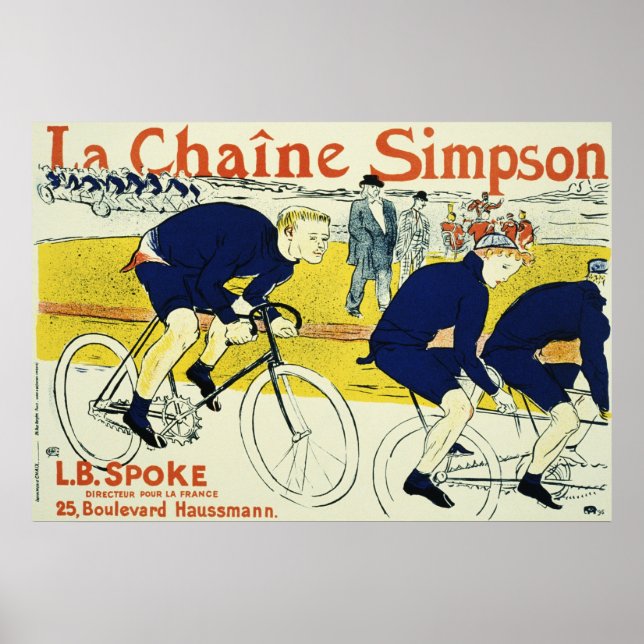 Poster Henri de Toulouse La Chaine Simpson (Devant)