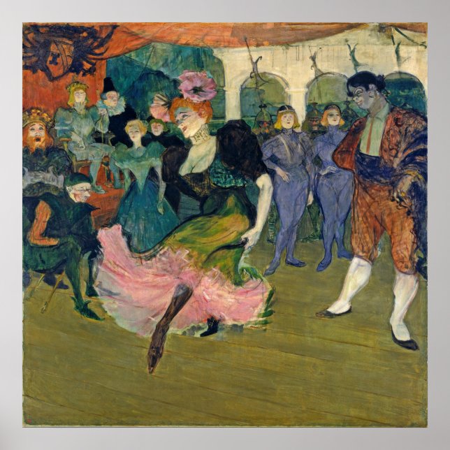 Poster Henri de Toulouse-Lautrec | Carte : Le voyage de M (Devant)