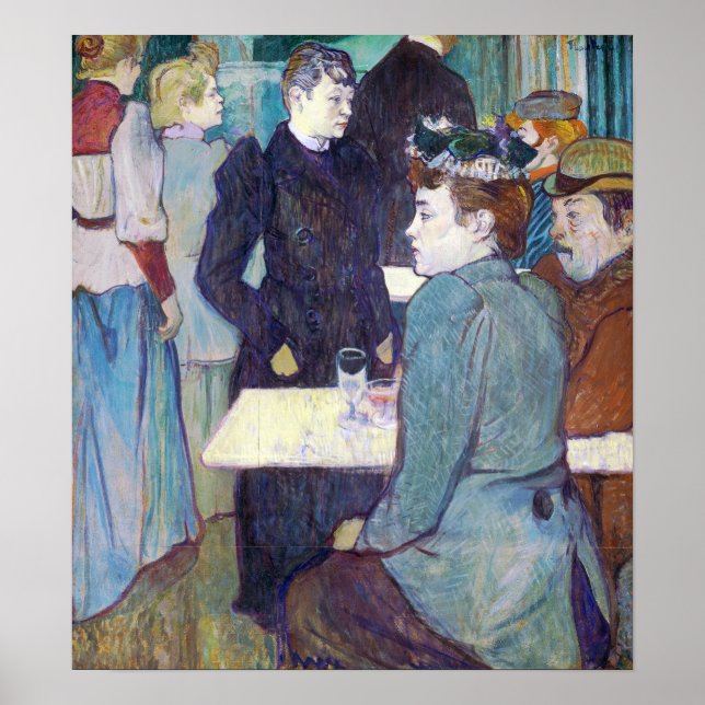 Poster Henri de Toulouse-Lautrec Un coin du Moulin (Devant)