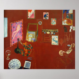 Poster Henri Matisse - L'Atelier Rouge