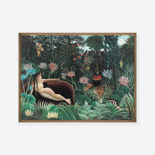 Poster Henri Rousseau Dream 1910 Exposition d'art