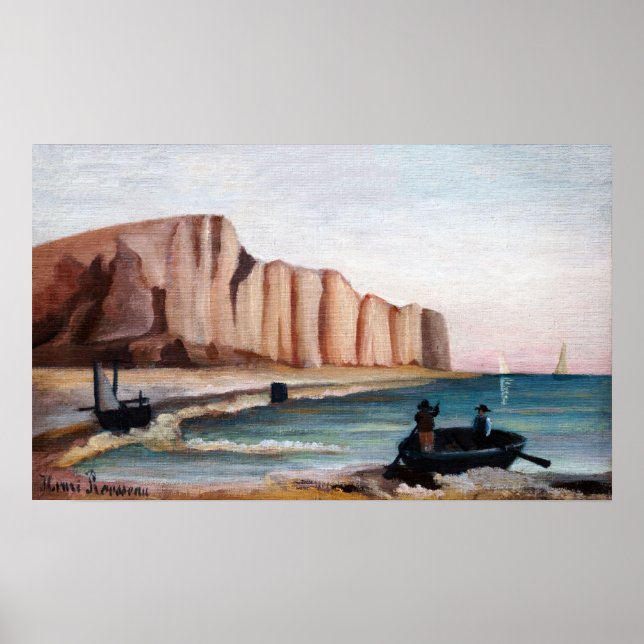 Poster Henri Rousseau - Falaises (Devant)