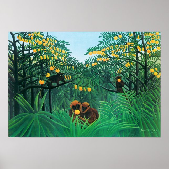 Poster Henri Rousseau L'Affiche Tropique (Devant)