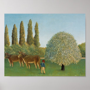 Poster Henri Rousseau - Meadowland