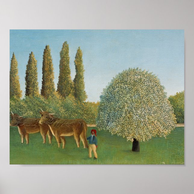 Poster Henri Rousseau - Meadowland (Devant)