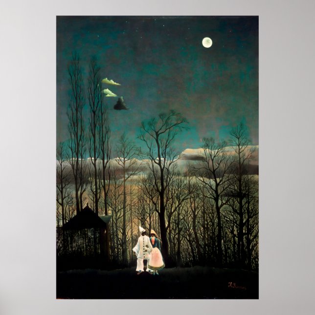 Poster Henri Rousseau - Soirée Carnaval (Devant)