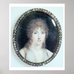 Poster Henriette Lucy Dillon (1770-1853) Marquise de la T