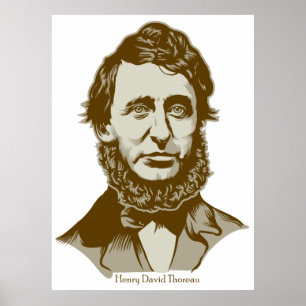 Poster Henry David Thoreau