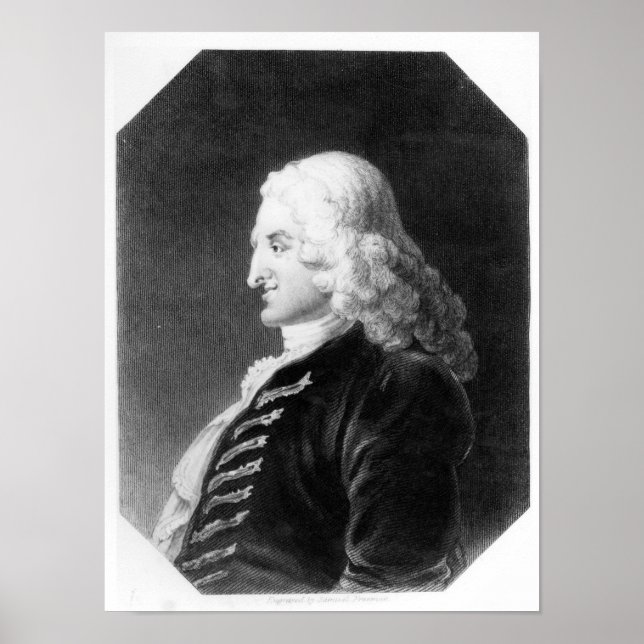 Poster Henry Fielding gravé par Samuel Freeman (Devant)