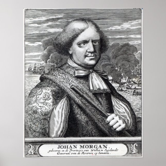 Poster Henry Morgan, 1678 (Devant)