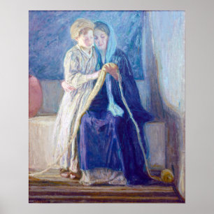 Poster Henry Ossawa Tanner Christ et sa mère Étudier