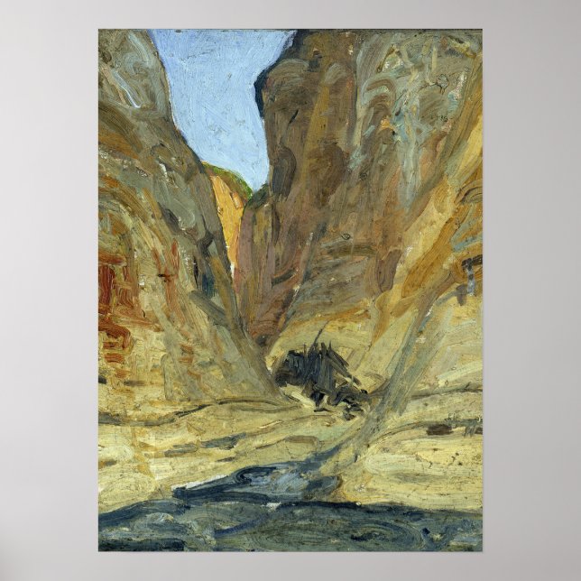 Poster Henry Ossawa Tanner Le Canyon (Devant)