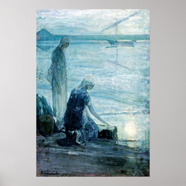 Poster Henry Ossawa Tanner Moses dans les bulles (Devant)