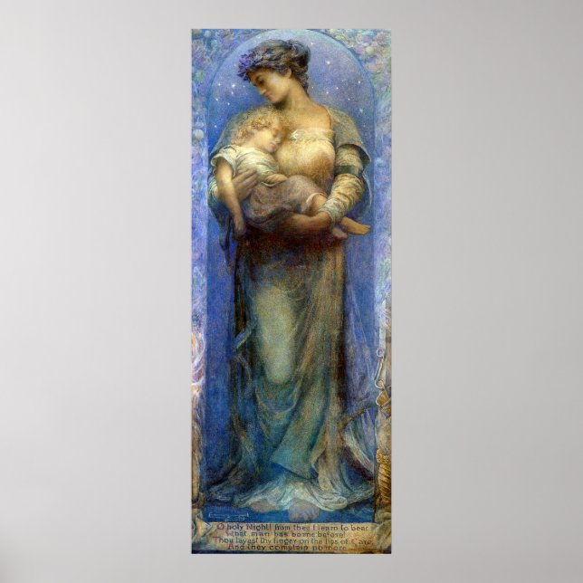 Poster Henry Raymond Thompson : O Holy Night (Devant)