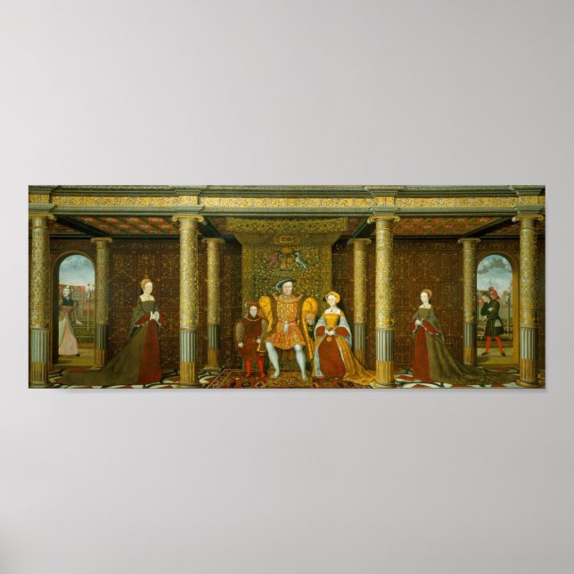 Poster Henry VIII et sa famille (Devant)