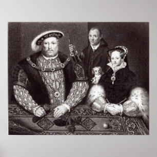 Poster Henry VIII, sa fille Queen Mary