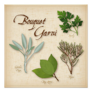 Poster Herb Bouquet