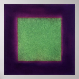 Poster herbe verte
