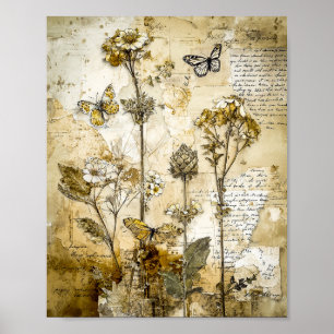 Poster Herbier des Lettres Oubliées