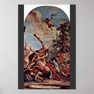 Poster Hercules Dans La Lutte Contre Le Ness Centaures