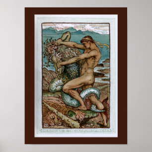Poster Hercules et le vieil homme de la mer