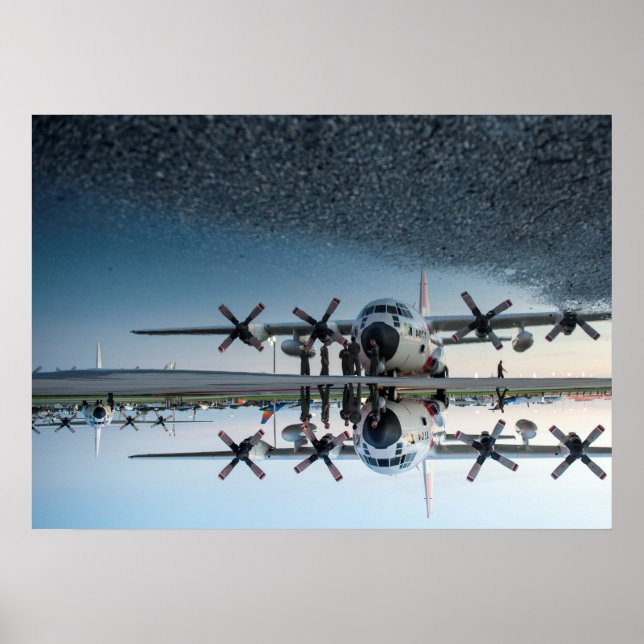 Poster Hercules HC-130 de la Garde côtière (Devant)