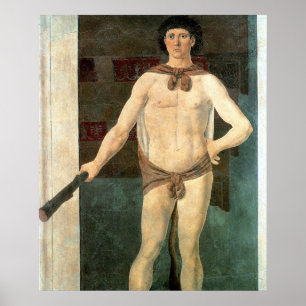 Poster Hercules - Piero della Francesca - 1465