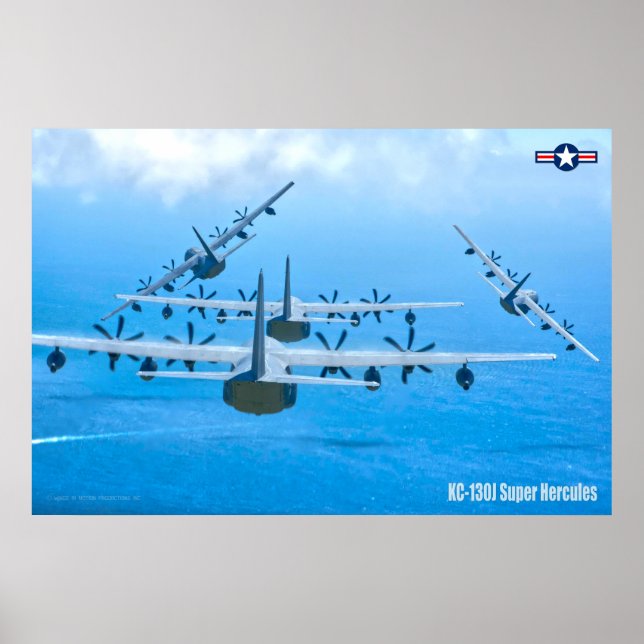 POSTER HERCULES SUPER KC-130J (Devant)
