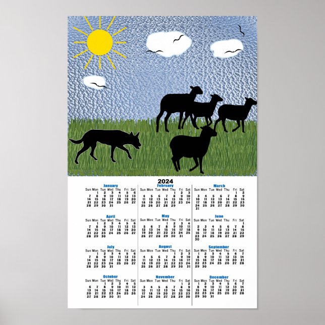 Poster Herding - Driving the Sheep v2 2024 (Devant)