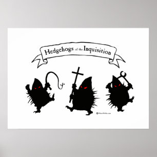 Poster Hérisson de l'Inquisition