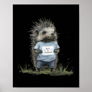 Poster Hérisson pas câlin