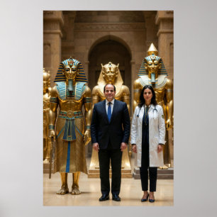 Poster Héritage de l'Égypte  Le président El-Sisi souhait