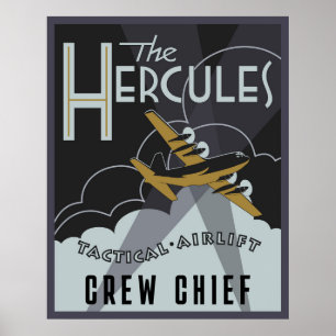 Poster Herk Deco - Custom C-130H Edition