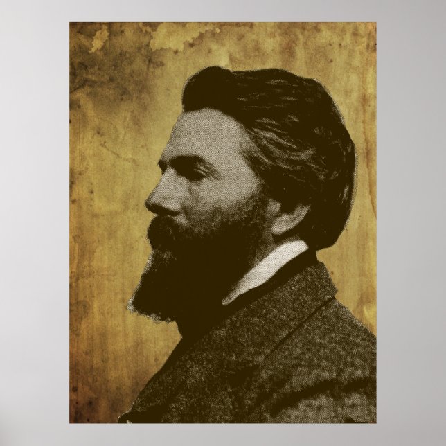 Poster Herman Melville (Devant)