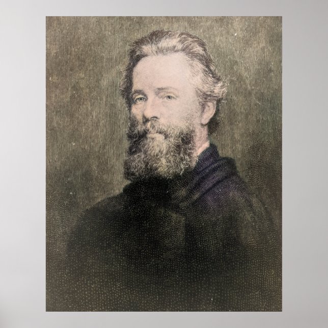 Poster Herman Melville - Auteur (Devant)