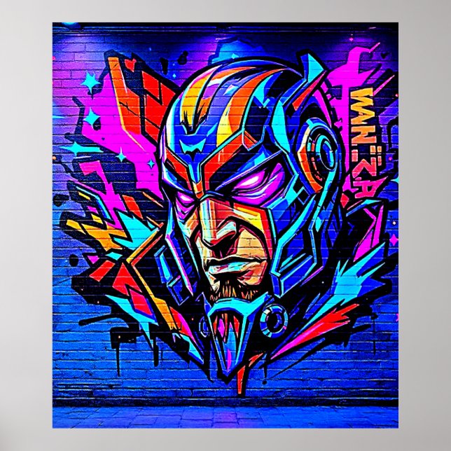 Poster Hero Graffiti Burn (Devant)